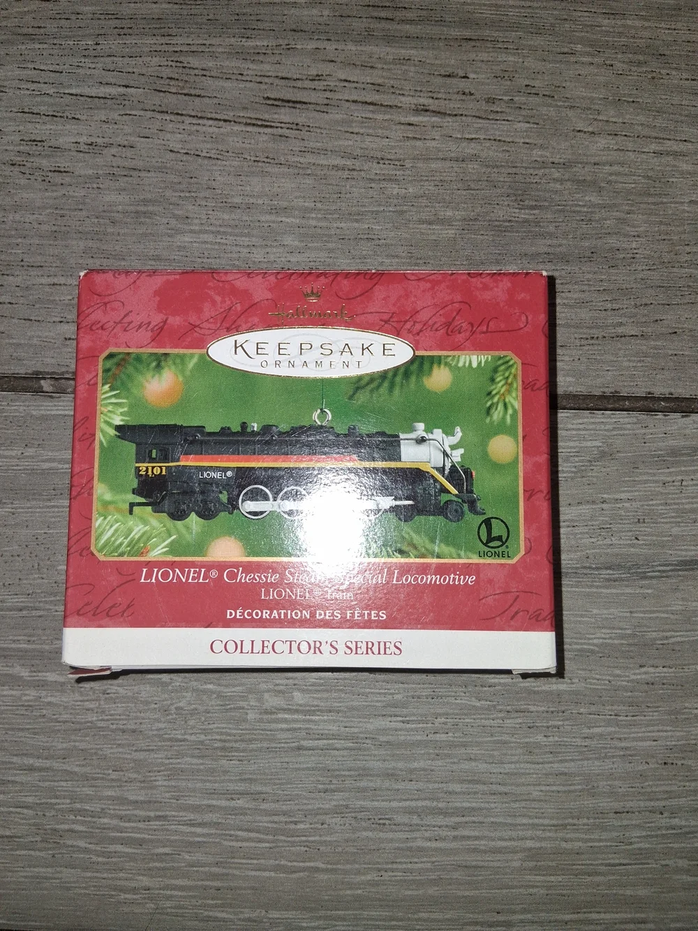 Hallmark Keepsake Train Ornament Set – Green, Black, Red, Yellow